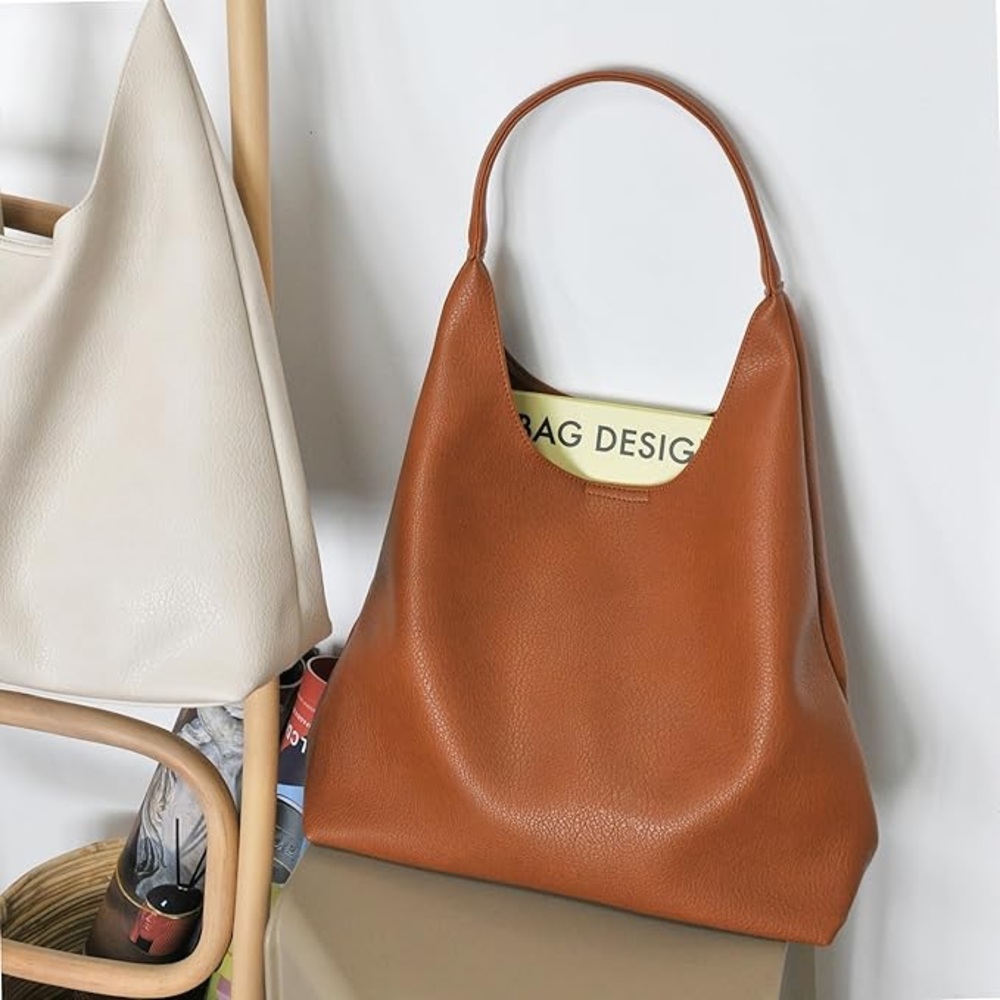 Vegan Leather Hobo Bag